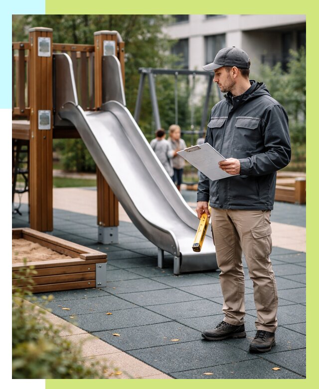 Сертификация детских площадок в Балахне от 26120 р. | Алешин-Блх