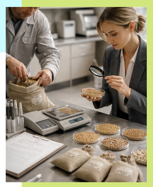 Сертификация зерна в Балахне по цене от 15672 р. | Алешин-Блх