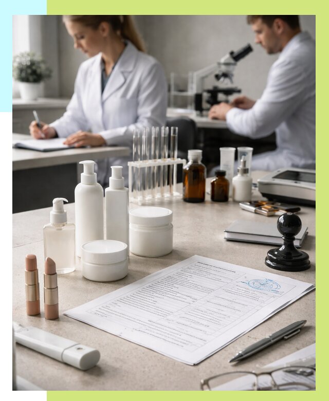 Сертификация косметики в Балахне от 20896 р. - Алешин-Блх