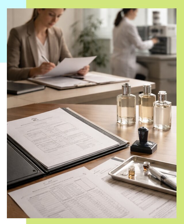 Сертификация парфюмерии в Балахне от 15672 р. | Алешин-Блх