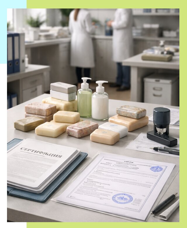 Сертификация мыла и сертификат на мыло в Балахне от 12538 | Алешин-Блх