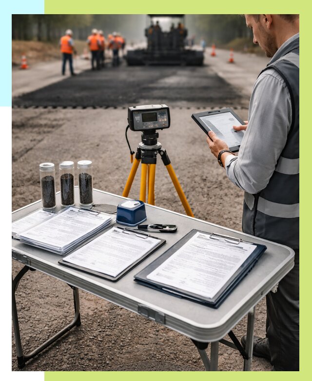 Сертификация асфальта в Балахне от 26120 р. | Алешин-Блх