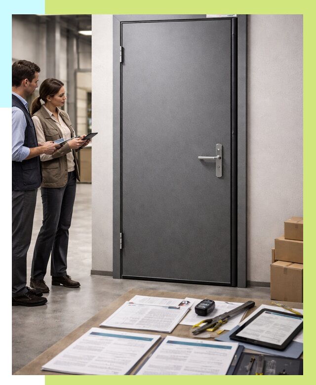 Сертификация противопожарных дверей в Балахне от 9403 р. | Алешин-Блх