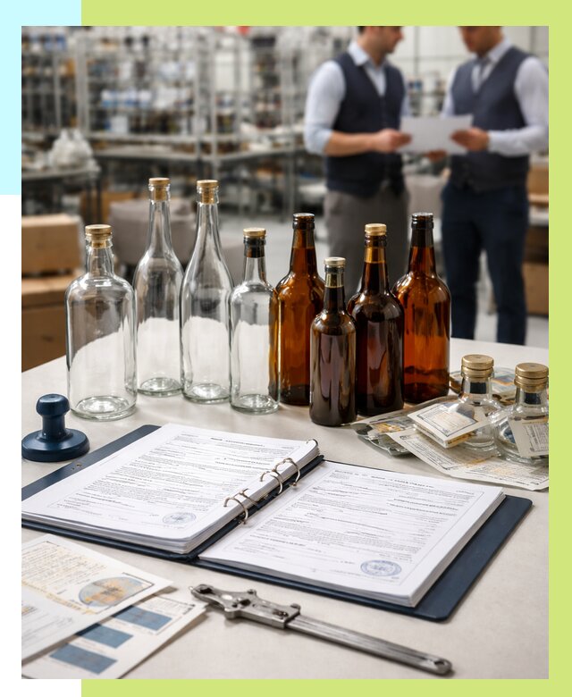 Сертификация стеклянных бутылок в Балахне от 26120 р. | Алешин-Блх