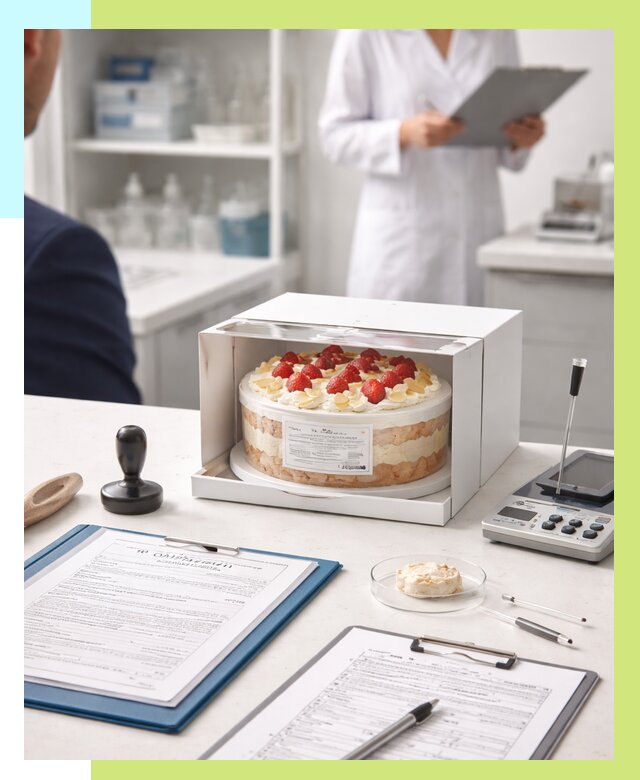 Сертификация тортов в Балахне от 9403 р. заказать | Алешин-Блх