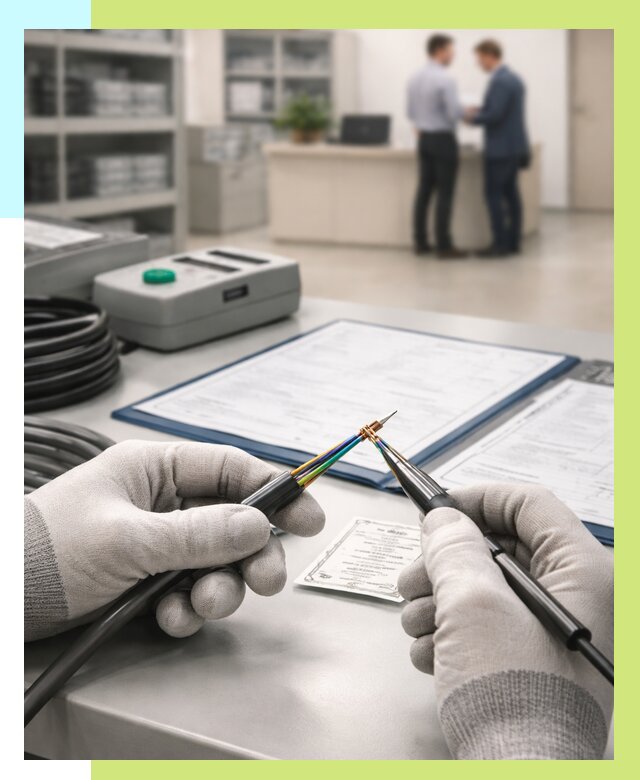 Сертификация провода в Балахне от 18806 р. в Алешин-Блх