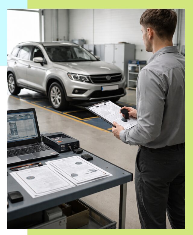 Сертификация транспортных средств в Балахне от 12538 р. | Алешин-Блх