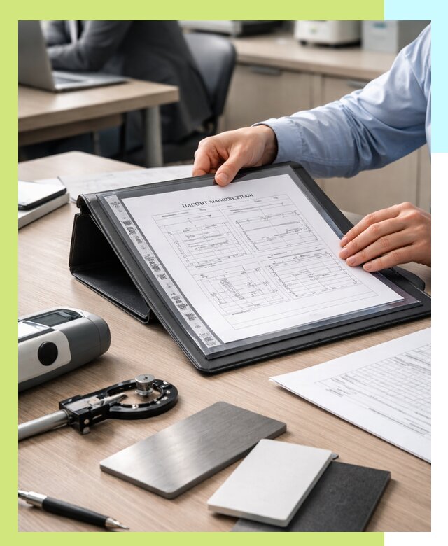 Оформление паспорта материала для продукции в Балахне