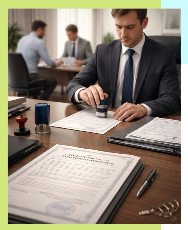 Оформление свидетельства о государственной регистрации в Балахне