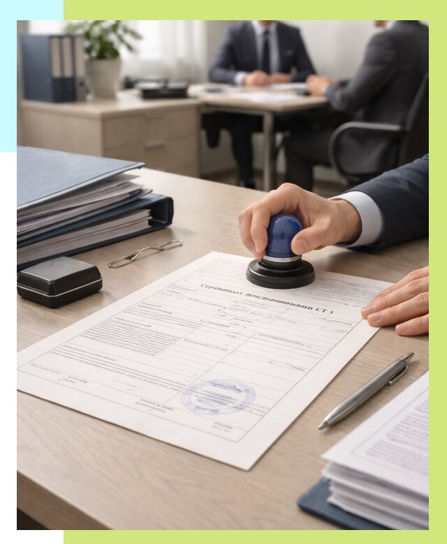 Сертификат происхождения СТ 1 в Балахне от 4702 р. | Алешин-Блх