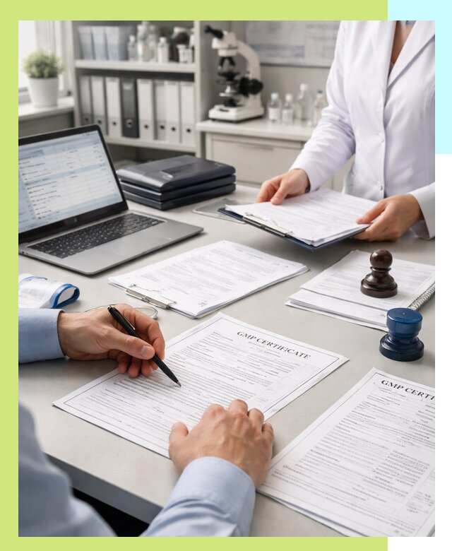 Оформление сертификата GMP в Балахне для фармпроизводства