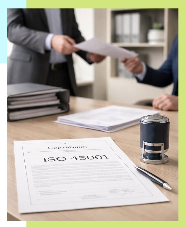 Сертификат ISO 45001 в Балахне под ключ от 47016 р. | Алешин-Блх