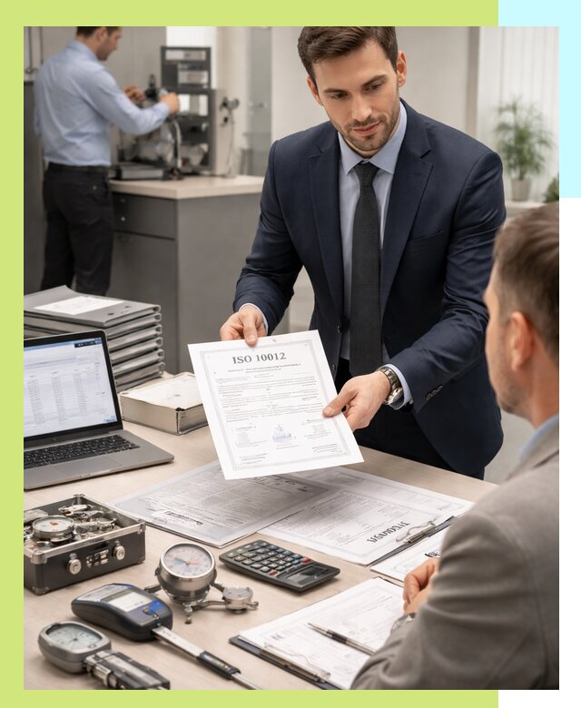 Выдача сертификата ISO 10012 по требованиям метрологии в Балахне